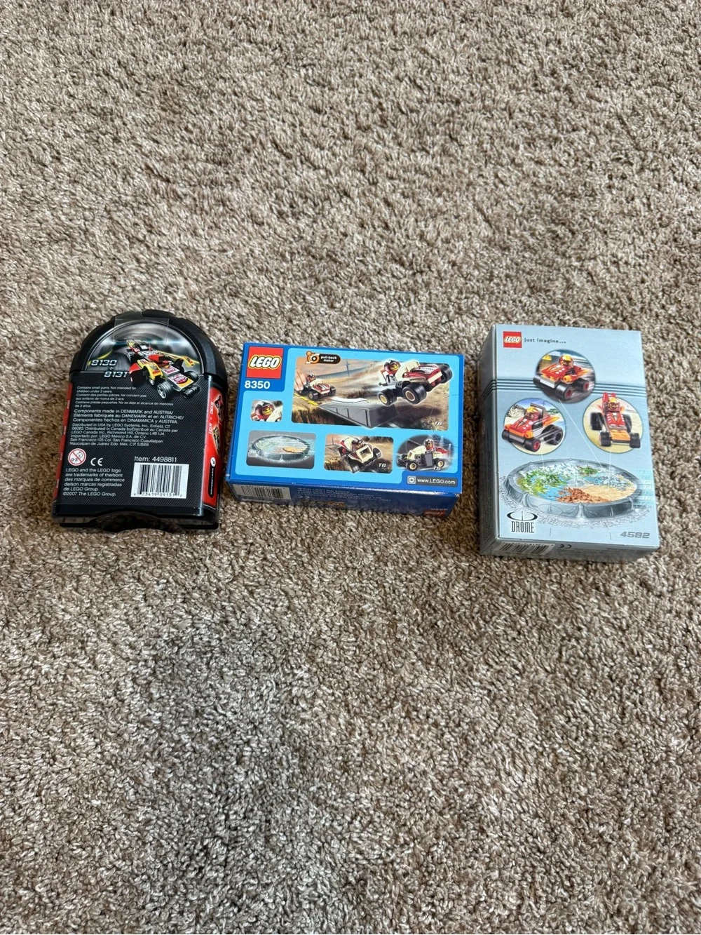 LEGO Racers VTG Building Sets Lot of 3 NEW 4582 8350 8130 Unopened Cars Vehicles